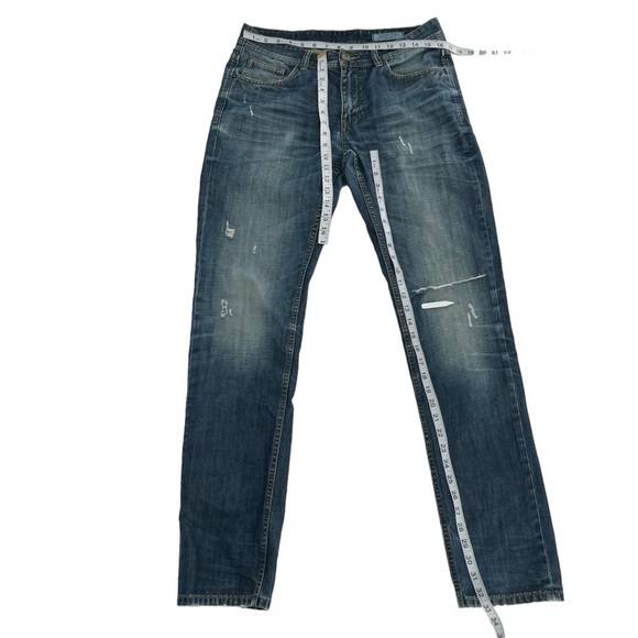 Jack & Jones Distressed Straight Leg Jeans Size 32 x 32 Men's - Picture 5 of 7